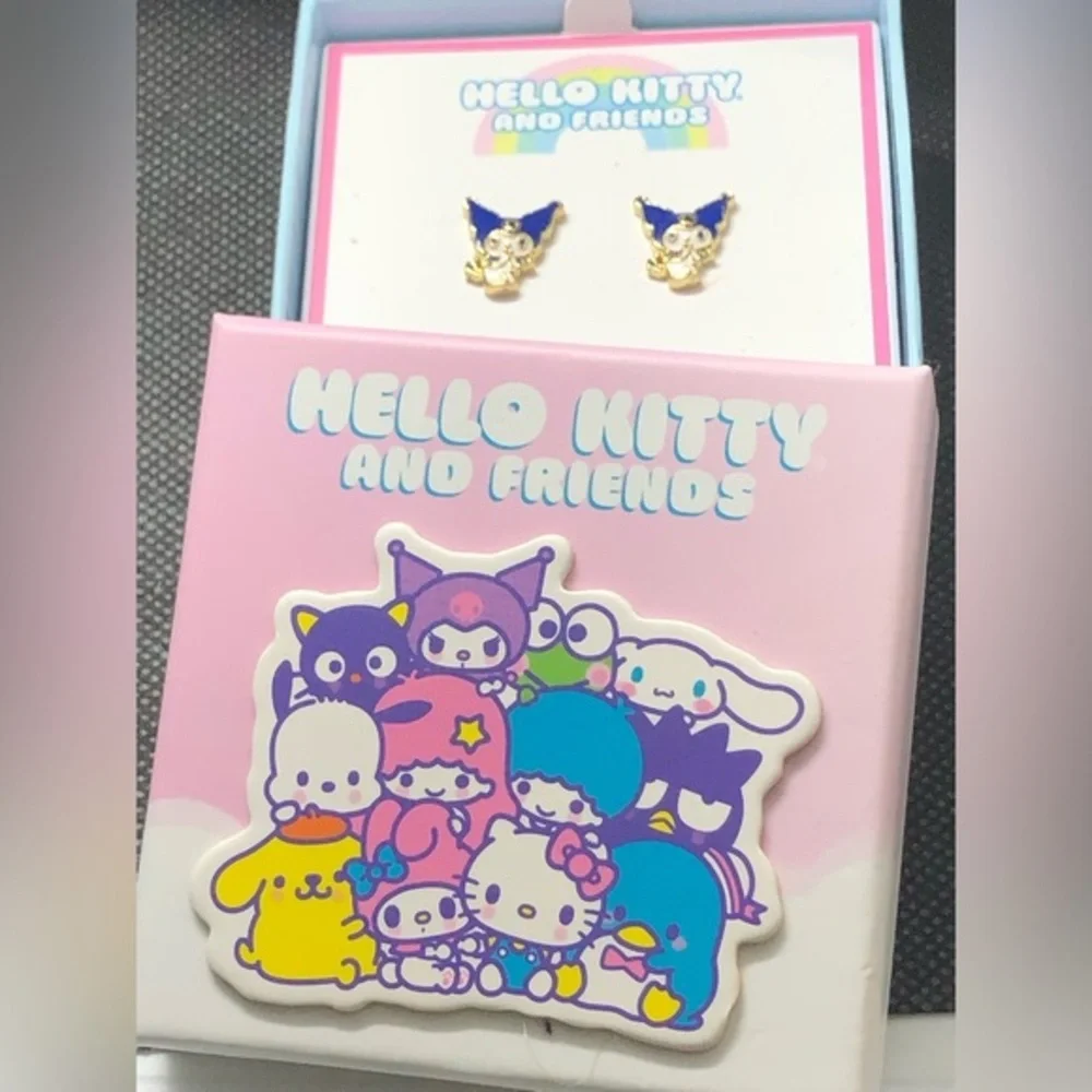 Hello Kitty & Friends Kuromi stud earrings new‎